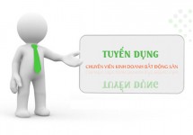 Tuyển Chuyên viên Kinh doanh Bất động sản